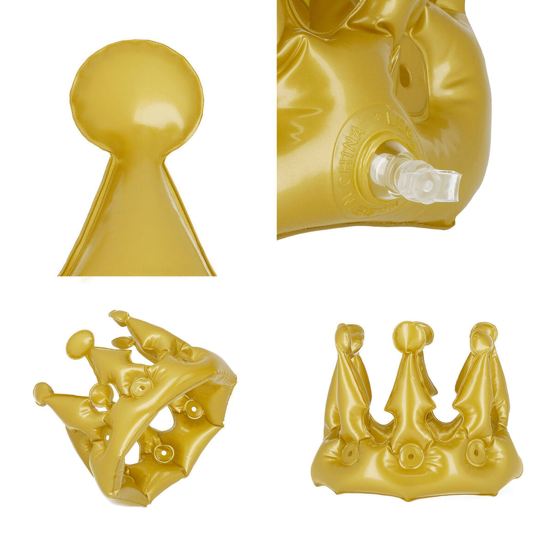 Party Prince - Gold Inflatable Crown