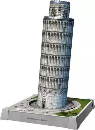 Ravensburger 3D Iconics:  Leaning Tower of Pisa with Light