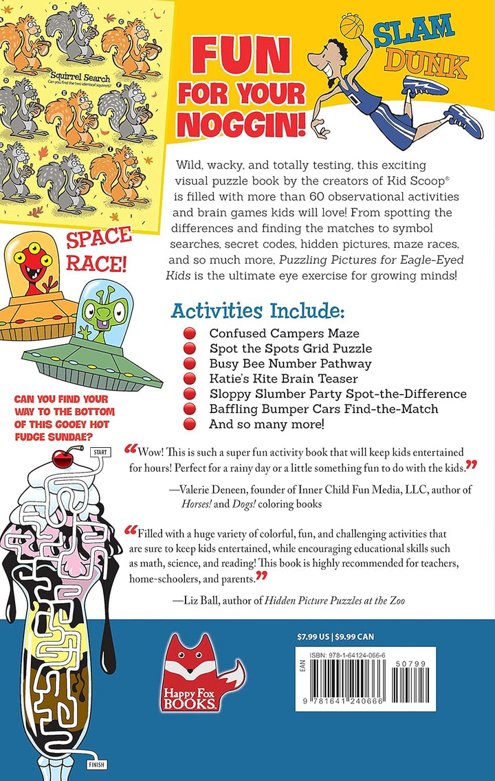 Puzzling Pictures For Eagle-Eyed Kids: Test Your Detective Skills With 60 Fun Challenges