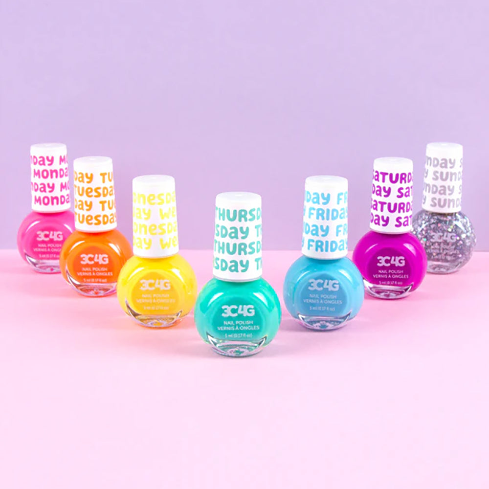 Rainbow Days Of The Week Nail Polish