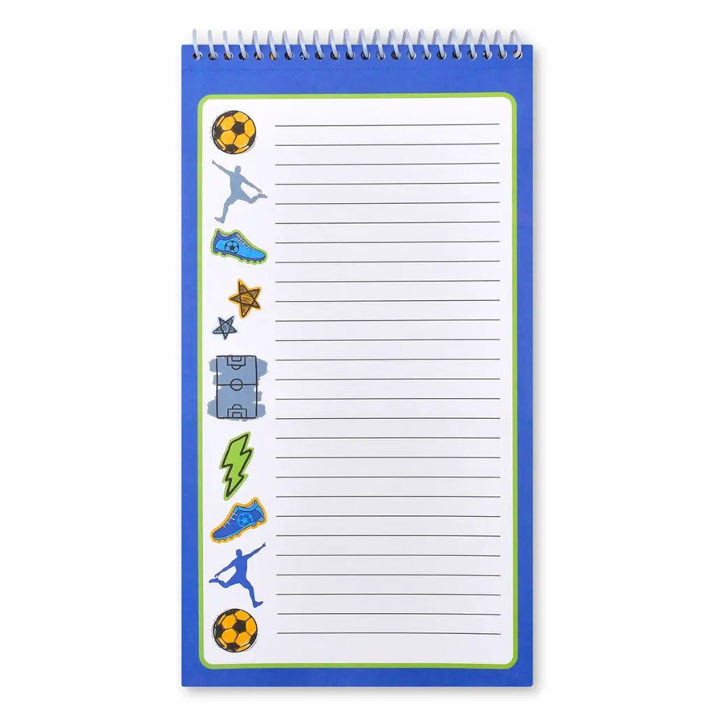 Iscream Corey Paige Born to Play Soccer Seal &amp; Send Stationery