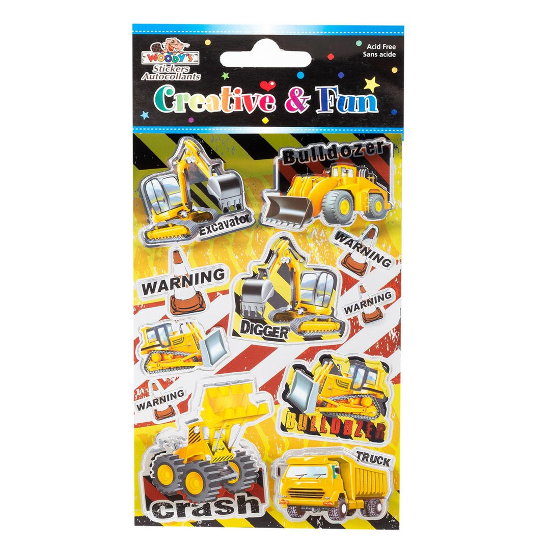 Woody's Construction Truck Stickers