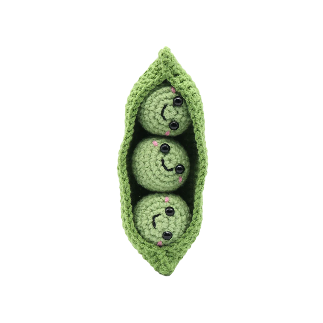 Peas In A Pod DIY Crochet Key Ring Kit