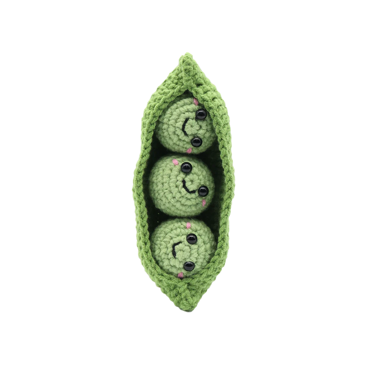 Peas In A Pod DIY Crochet Key Ring Kit