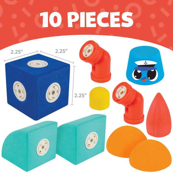 Blockaroo Magnetic Foam Blocks - Tug Boat
