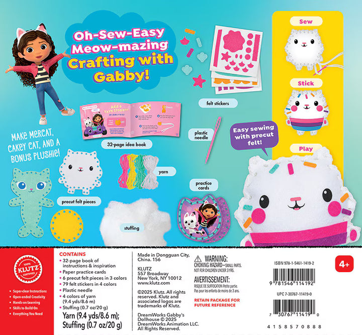 Klutz Jr: Gabby's Dollhouse My Simple Sewing