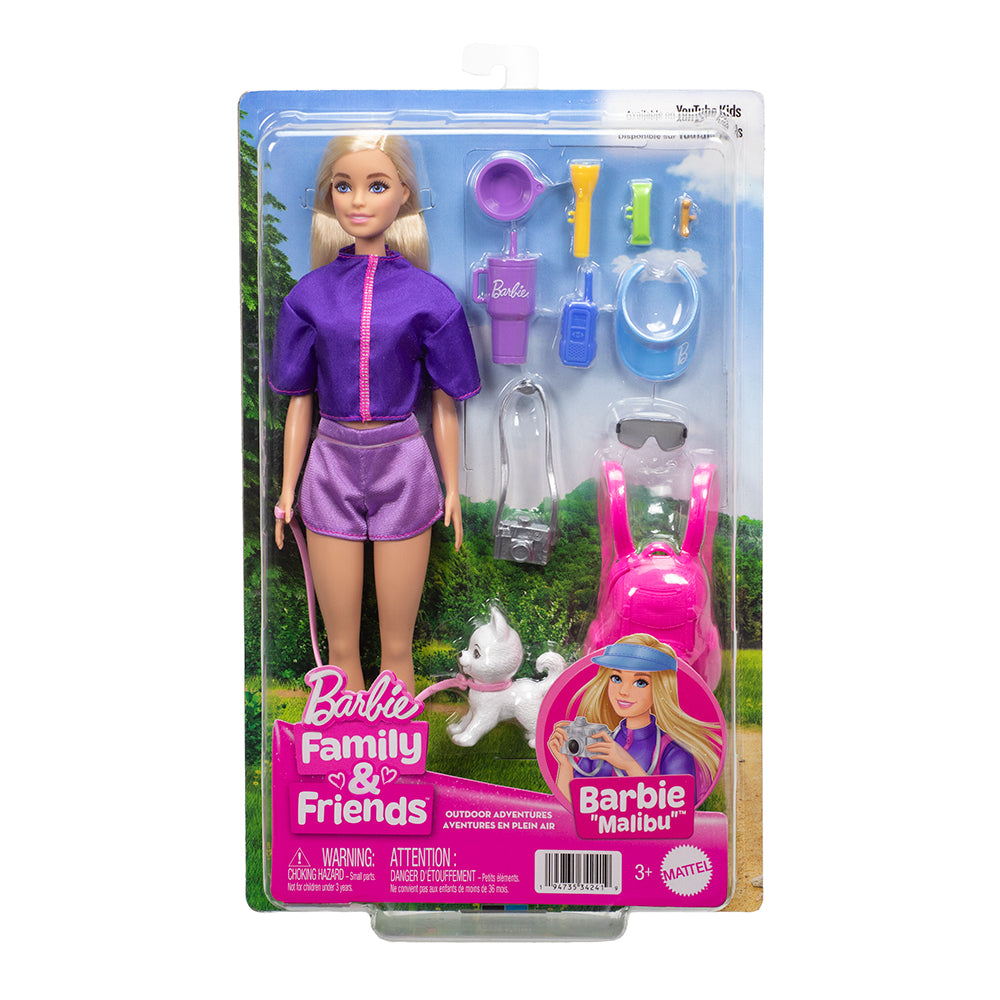 Barbie “Malibu” Outdoor Adventures Fashion Doll