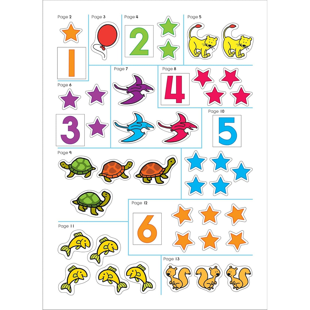 Math Stickers Workbook