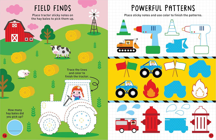 Sticky Notes: Things That Go Activity Book