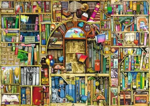 Ravensburger Bizarre Bookshop 2 Jigsaw Puzzle 1000pc