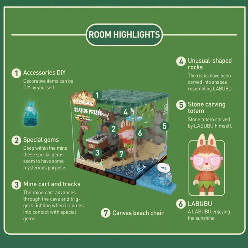 The Monsters Forest Secret Base Series Blocks Part 2 Seaside Prizes - FINAL SALE