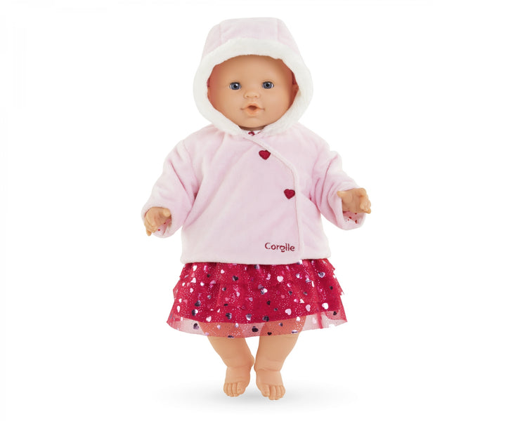 Corolle Baby Doll Heart Petal Coat for 14" Doll