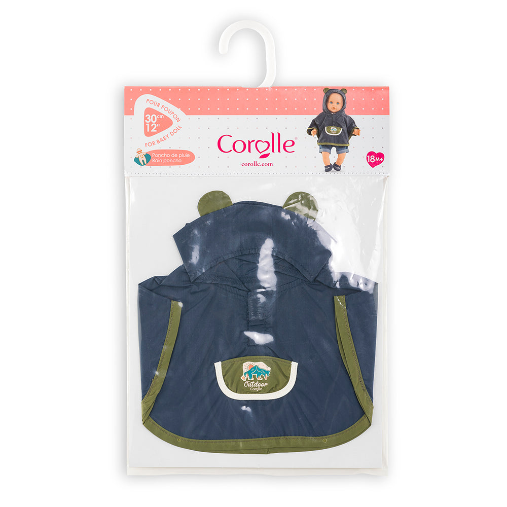 Corolle Little Explorer - Rain Poncho for 12" Baby Doll