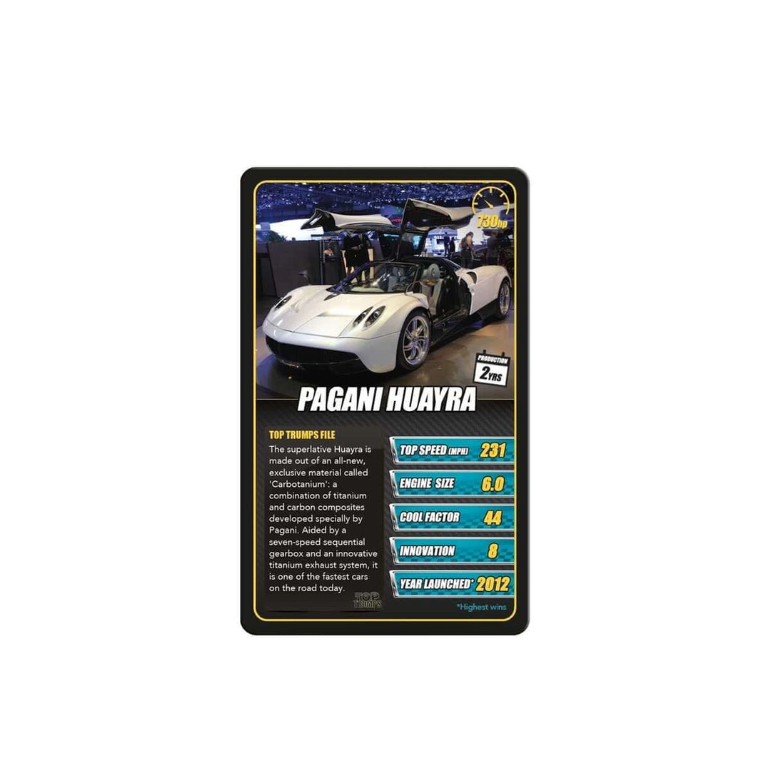 Top Trumps: Sports Cars