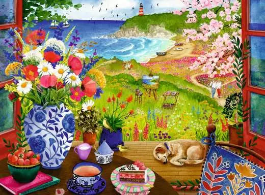 Ravensburger Seaside Window View 100pc Jigsaw Puzzle