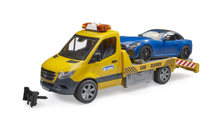 Bruder MB Sprinter Transporter with Roadster and Light & Sound Module