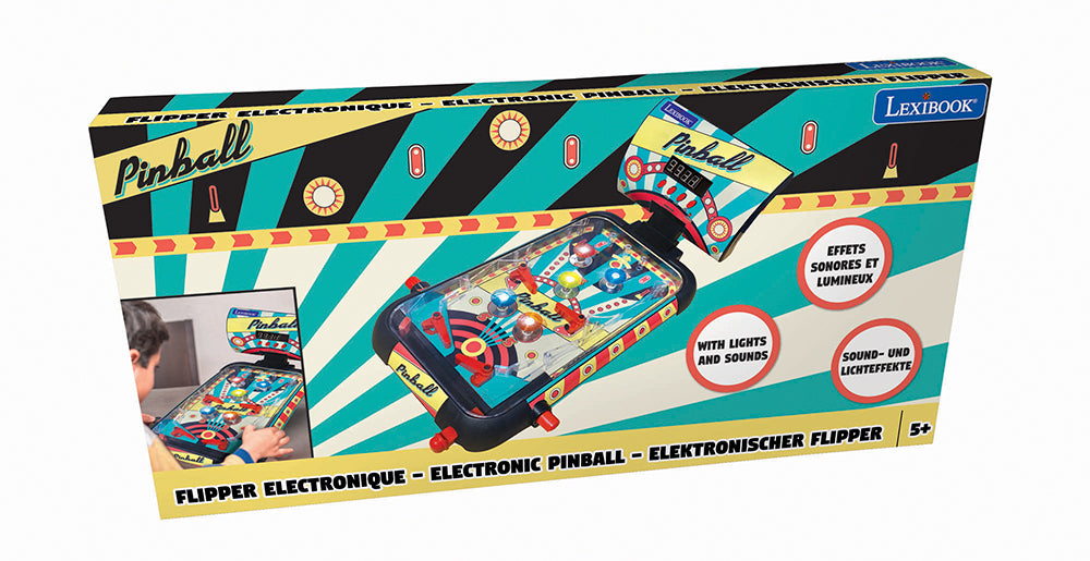 Lexibook - Electronic Pinball with Lights and Sounds