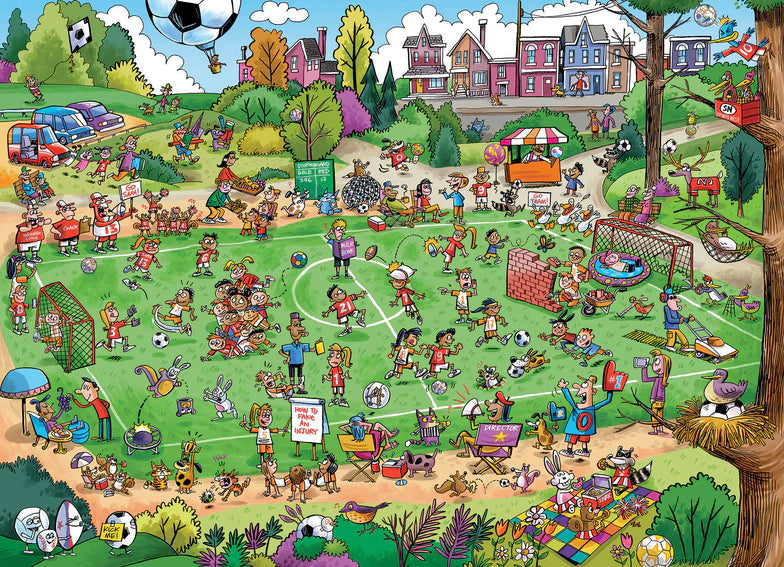 Cobble Hill DoodleTown: Offside Antics 1000 Piece Puzzle