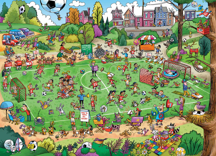Cobble Hill DoodleTown: Offside Antics 1000 Piece Puzzle