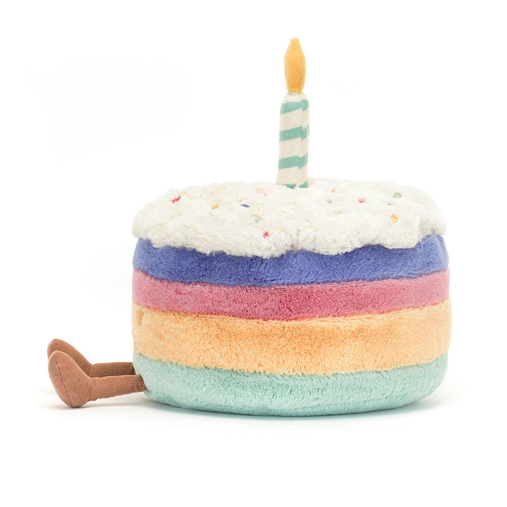 Jellycat Amuseables Rainbow Birthday Cake - LIMIT ONE PER CUSTOMER
