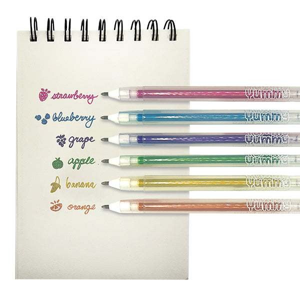 Yummy Yummy Scented Metallic Gel Pens