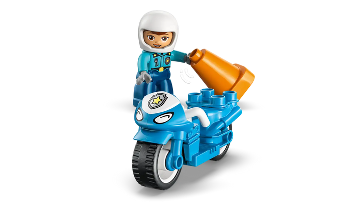 LEGO® Duplo® Blue Police Motorcycle