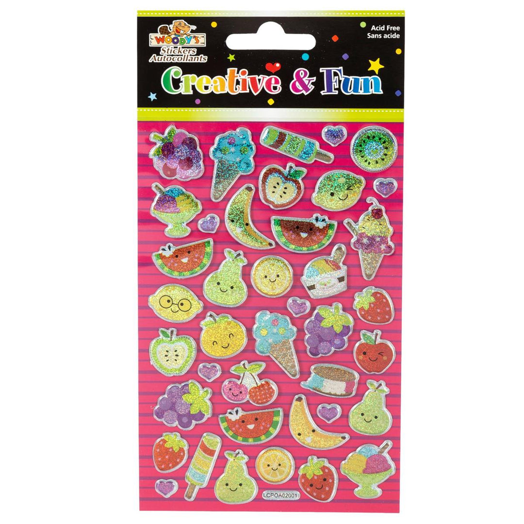 Woody's Crystal Dessert Stickers