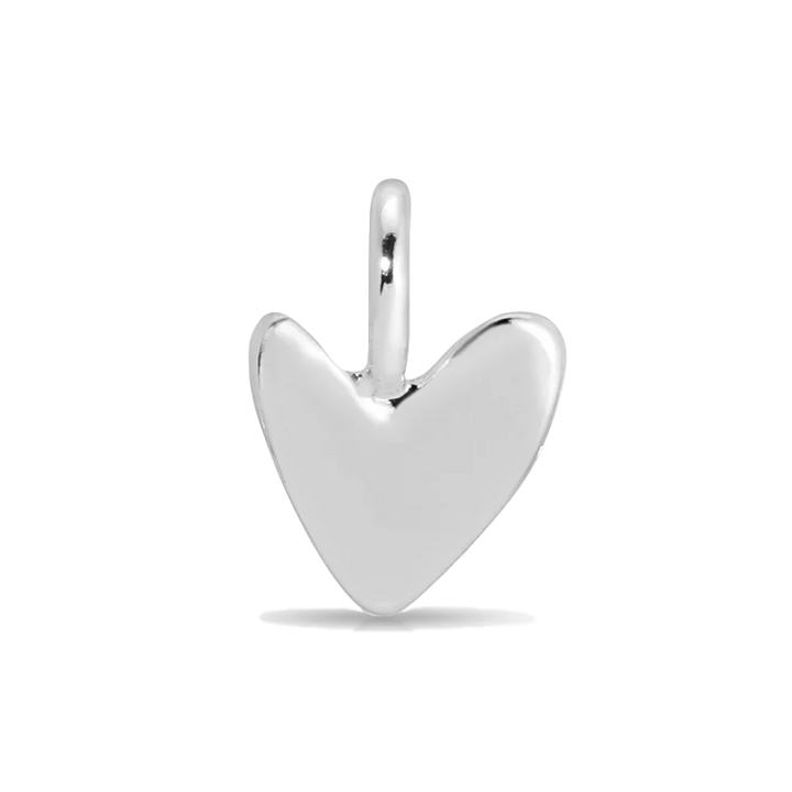 Charm Garden - LOVE - Organic Heart - Silver