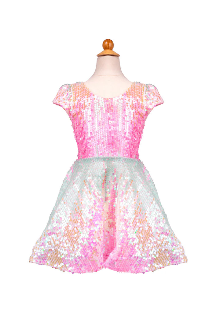 Sorbet Swirl Skater Dress (Size 3-4)