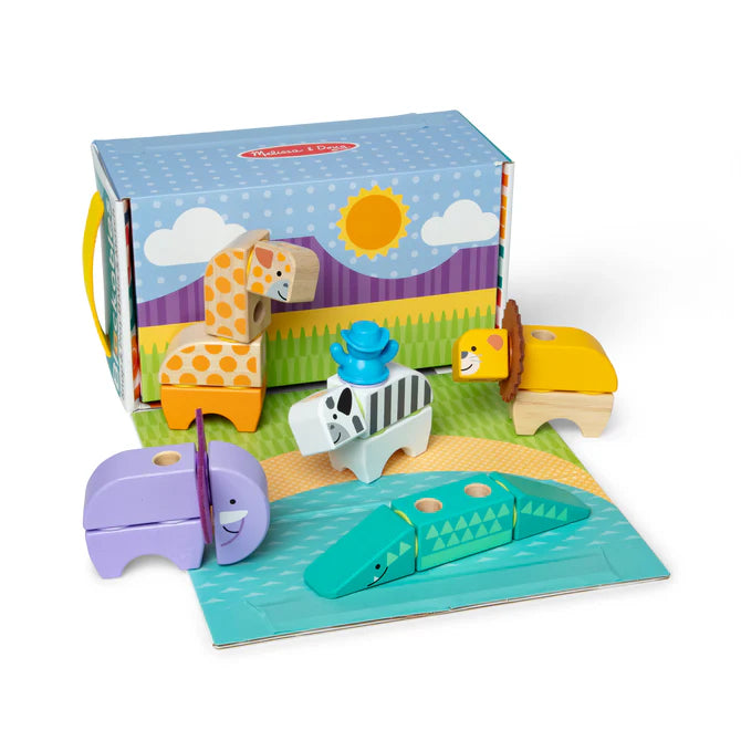 Melissa & Doug Blockables Safari Playset