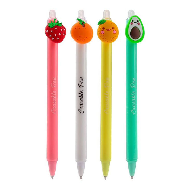 Inkredible Erasable Pen with PVC Fruit Topper