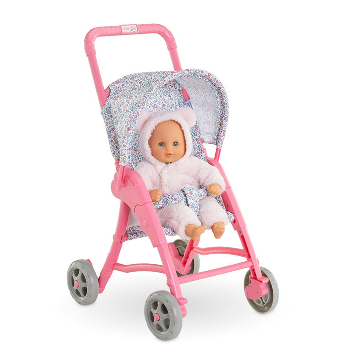 Corolle Flowered Stroller for 12" Doll