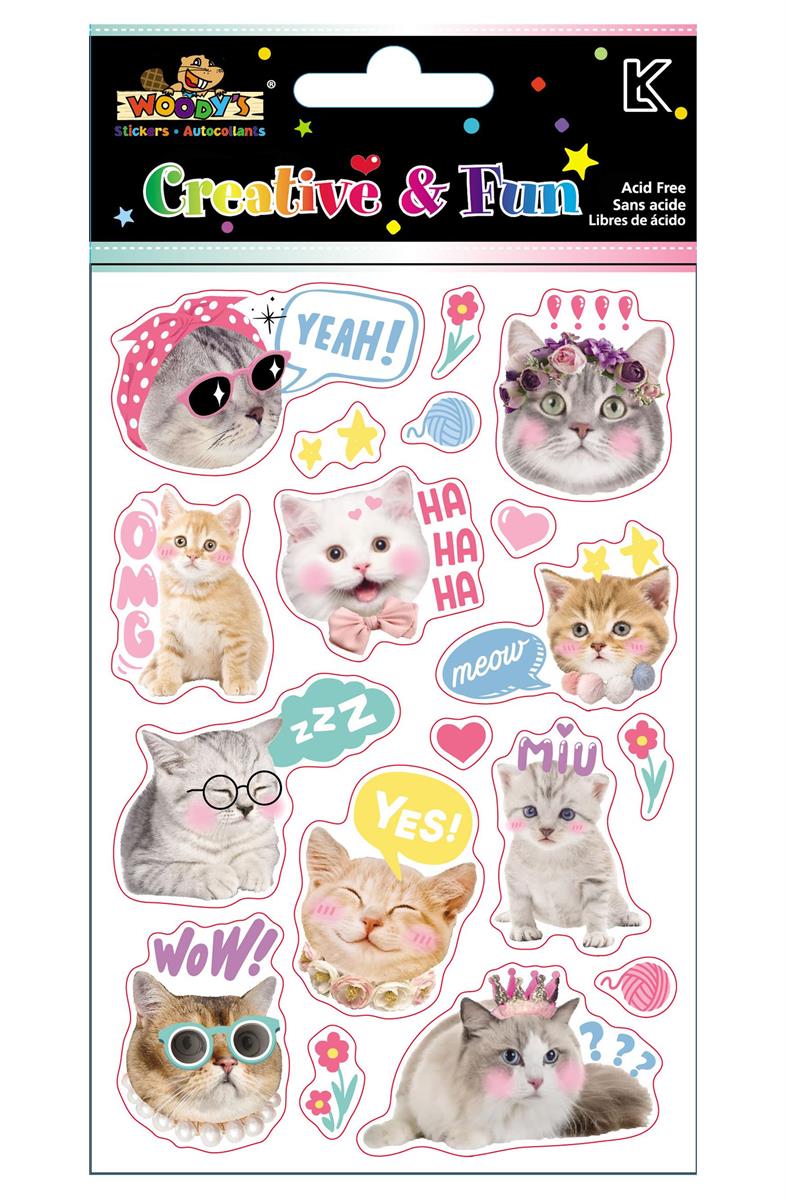 Woody's Emoji Cat Stickers