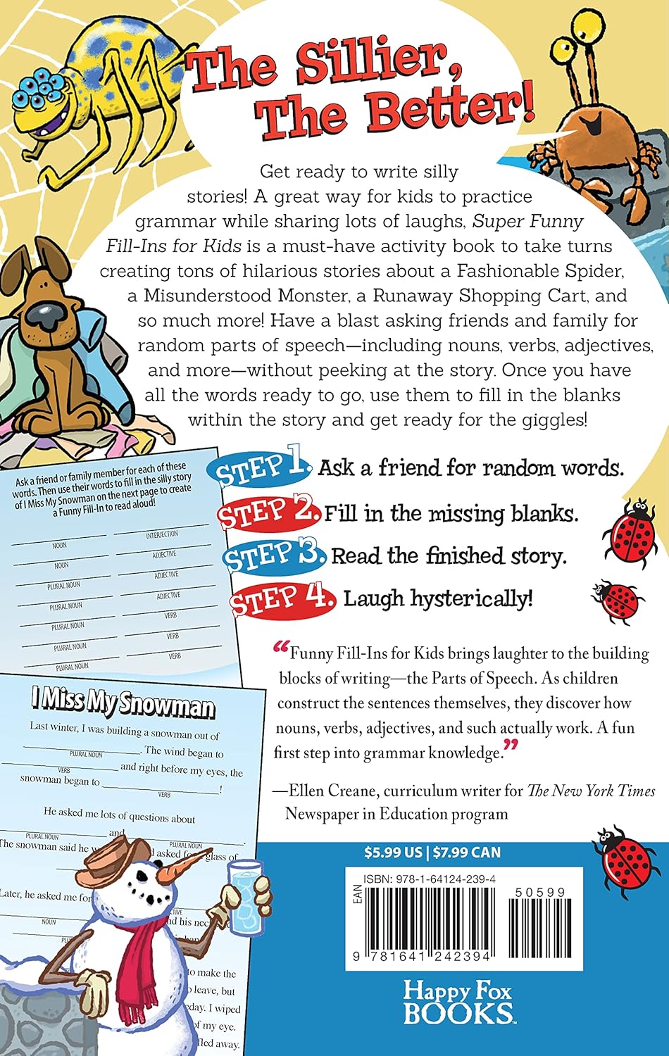Super Funny Fill-Ins for Kids