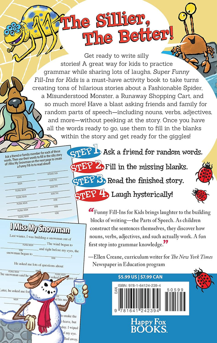 Super Funny Fill-Ins for Kids