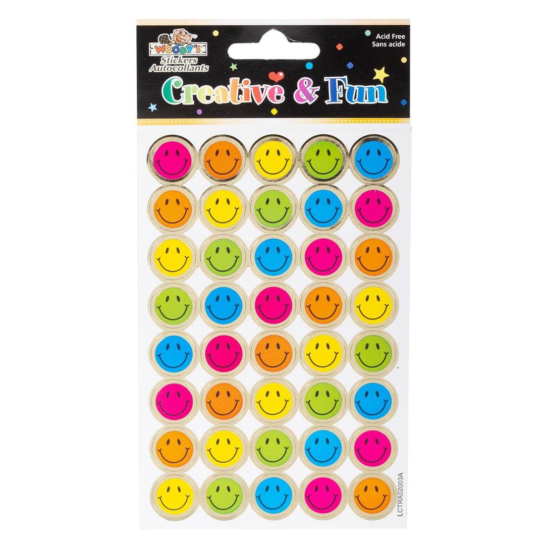 Woody's Smiley Face Colours Stickers