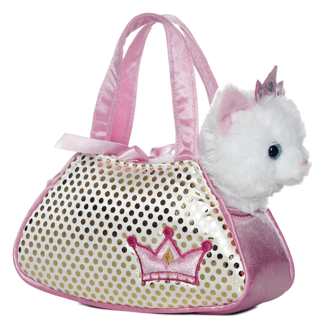 Fancy Pals Princess Kitty 7" Plush & Carrier Set