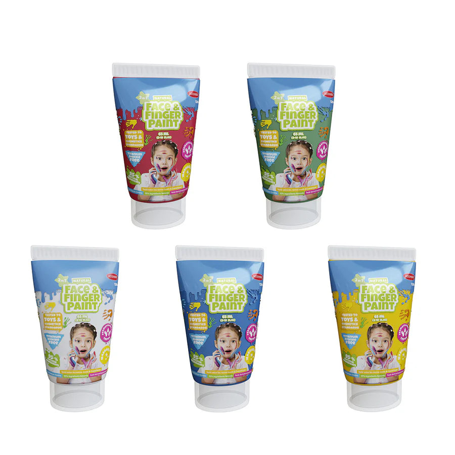 Natural Face & Fingerpaint - All in One Set