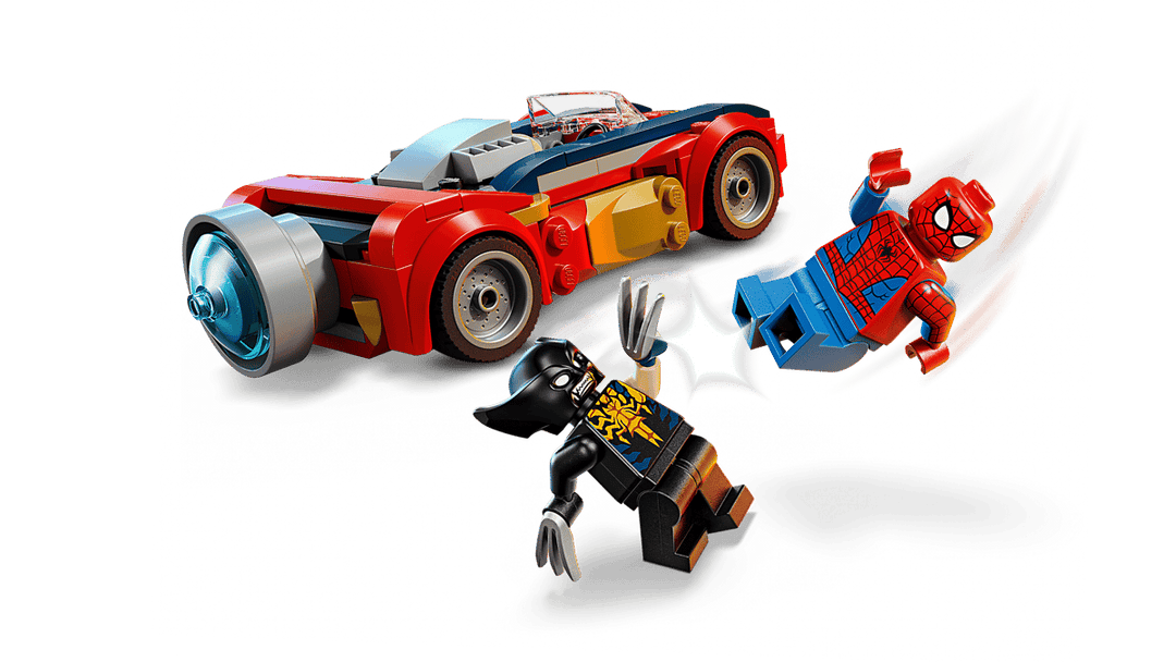 Lego® Marvel Spider-Man Car vs. Venomized Wolverine
