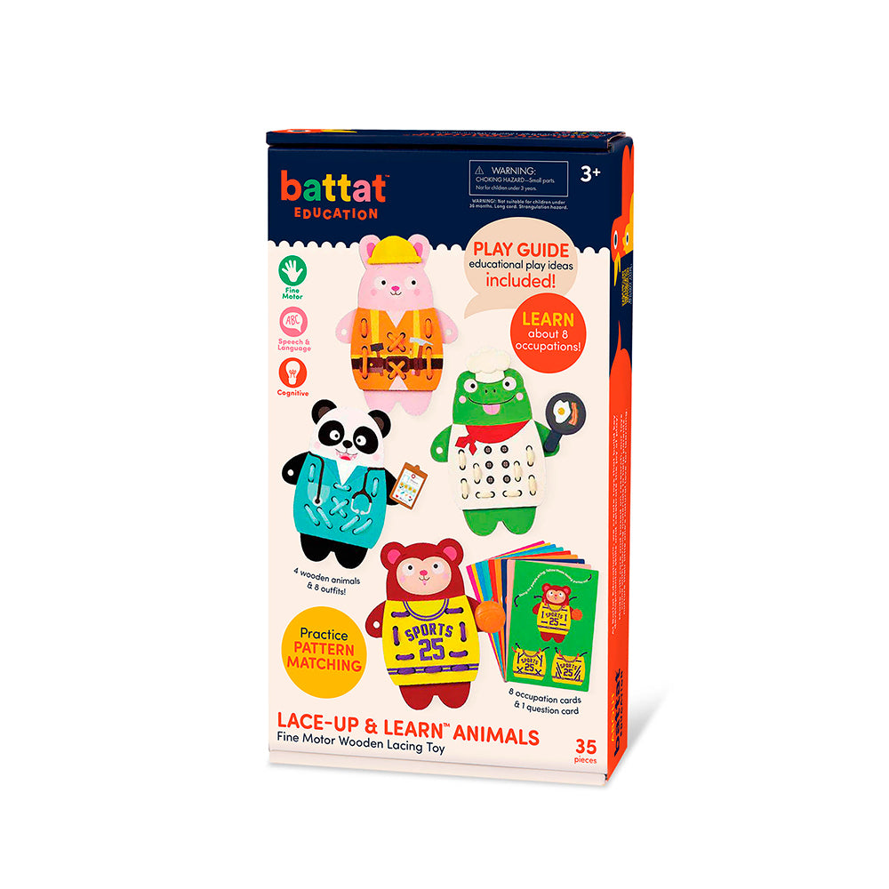 Battat Education - Lace Up & Learn Animals
