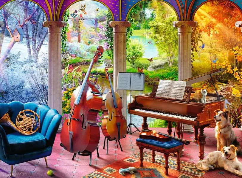 Ravensburger Four Seasons in Music 100pc Puzzle