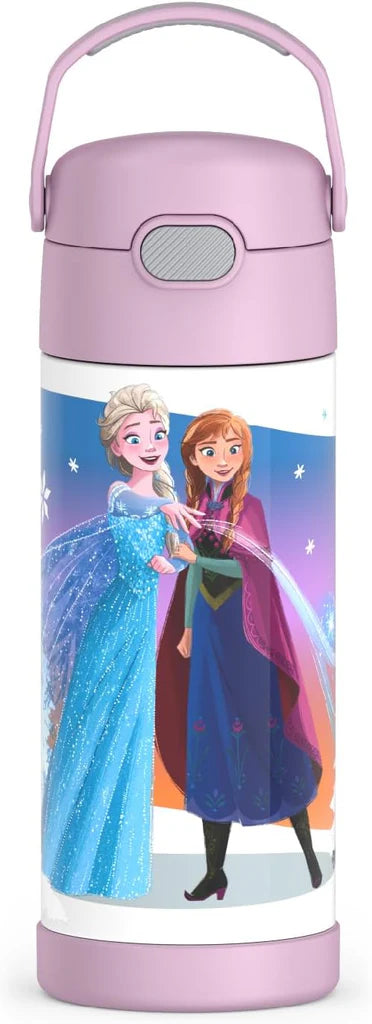 Thermos FUNtainer Bottle W/ Carry Handle & Straw 14oz- Licensed Designs