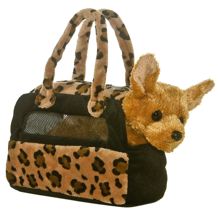 Fancy Pals™ - 8" Chihuahua Plush &amp; Carrier Set