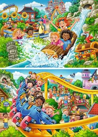 Ravensburger Amusement Park 2 x 24pc Jigsaw Puzzle
