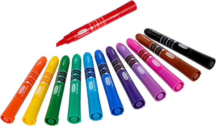 Crayola Low Odor Dry Erase Markers - Chisel Tip