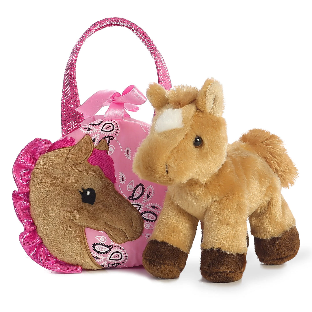 Fancy Pals™  5.5" Pretty Pony Plush &amp; Carrier Set
