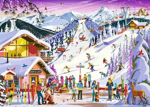Ravensburger Greg Paprocki: Christmas Slopeside Spirit 1000pc Jigsaw Puzzle