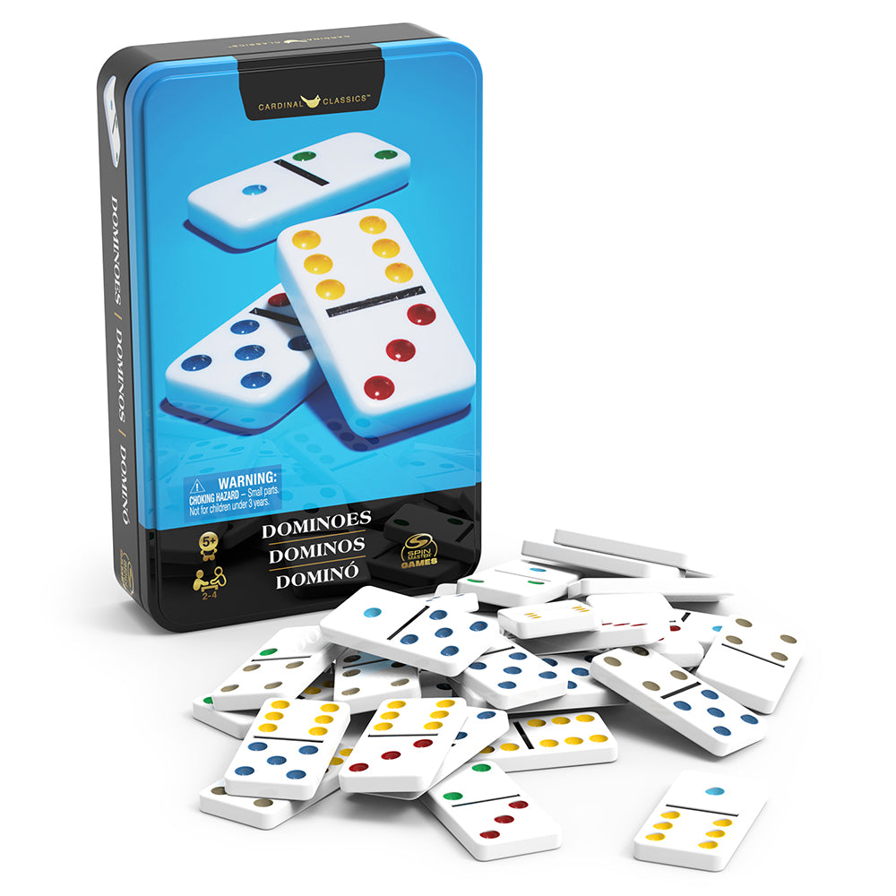 Double-6 Dominoes Classic Game in a Tin Box