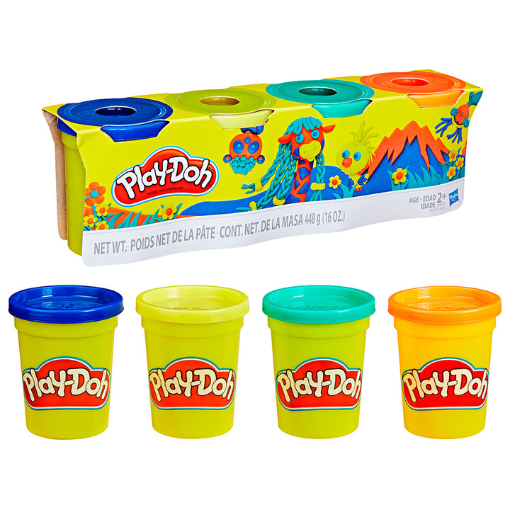Play-Doh Modeling Clay - Assorted Colours, 4 Pack