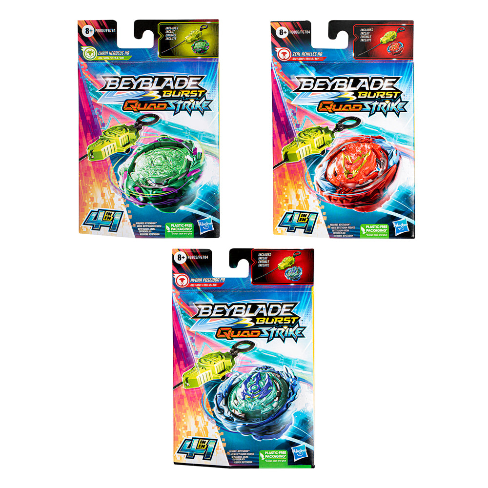 Beyblade Burst QuadStrike Starter Pack Assorted